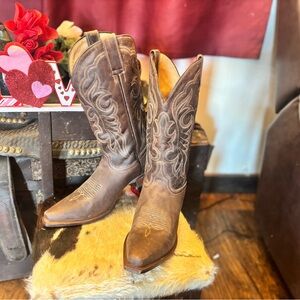 Shyanne Women’s  Brown leather Western Cowboy Boots